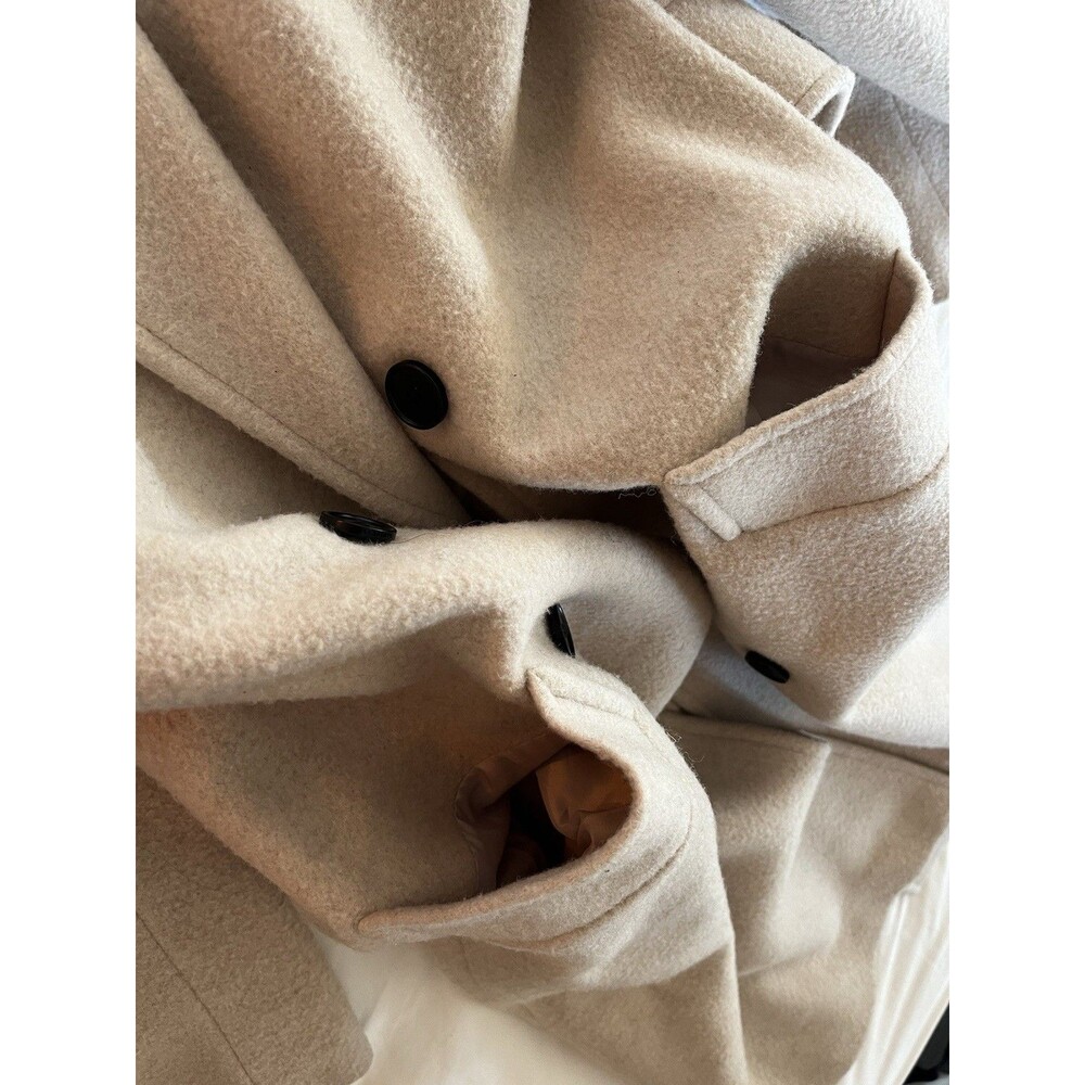 ALLSAINTS Women’s Millie Wool Coat in Off White / Beige - Picture 5 of 12